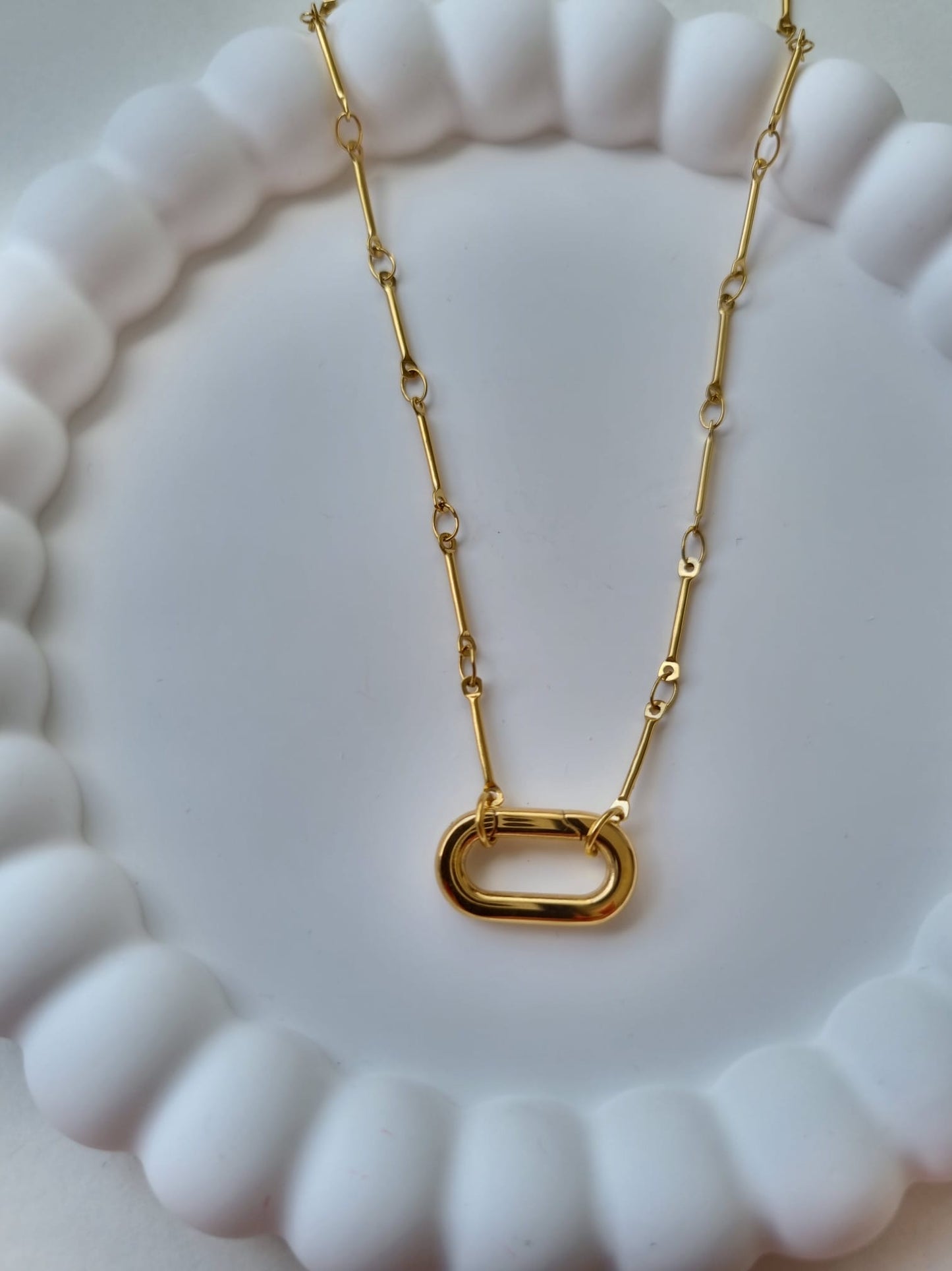RECTANGLE CLASP CHAIN