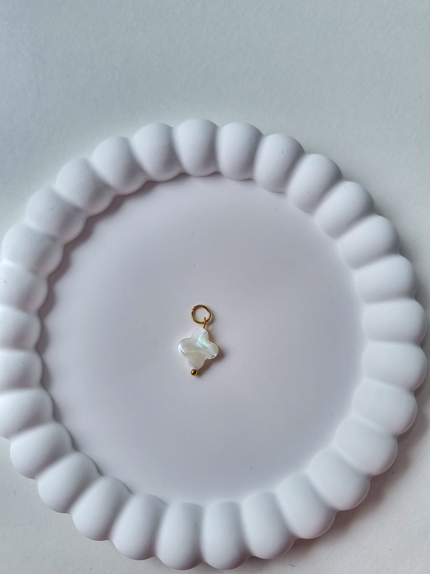 PEARL CROSS CHARM