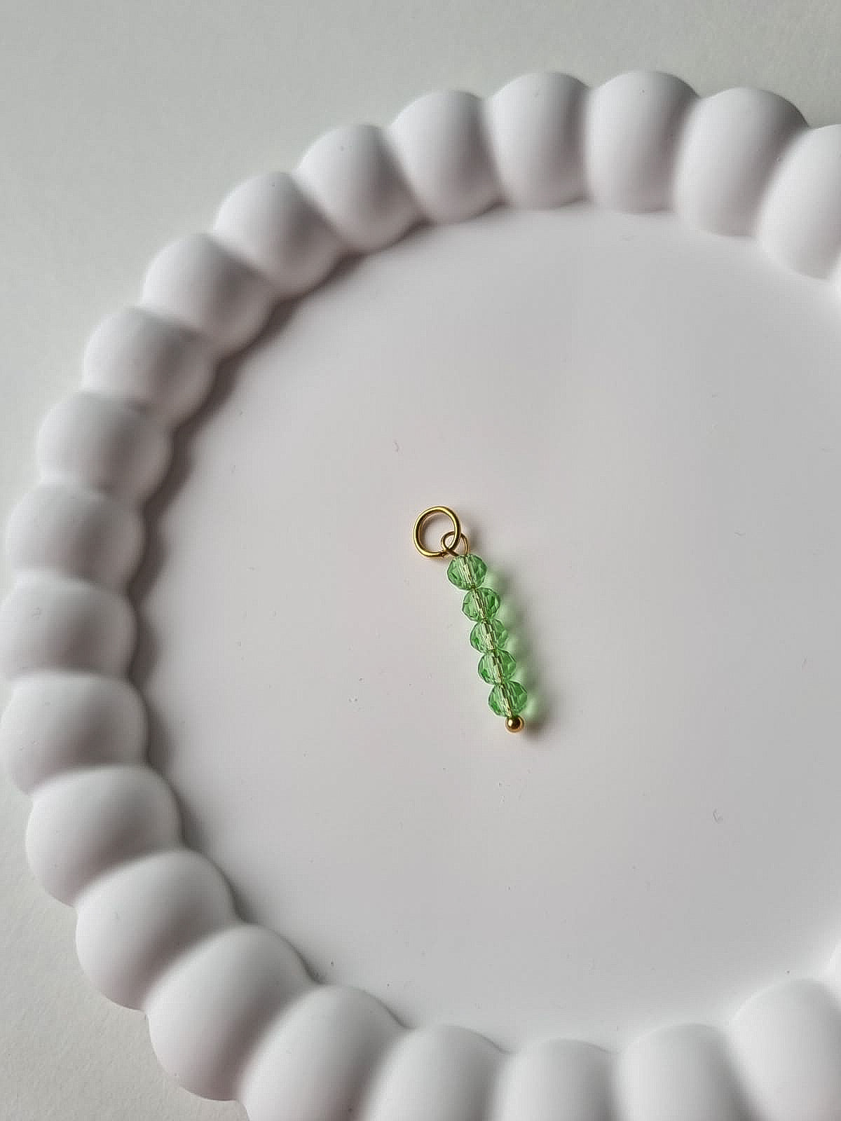 LIGHT GREEN BEADS CHARM