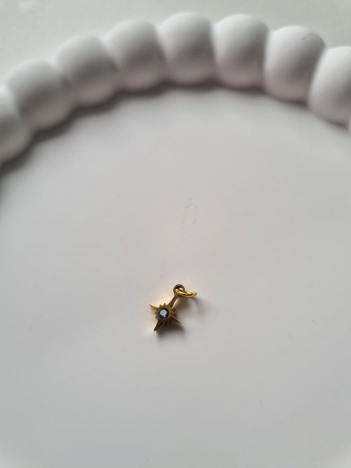 STAR BIRTHSTONE CHARM - MARCH