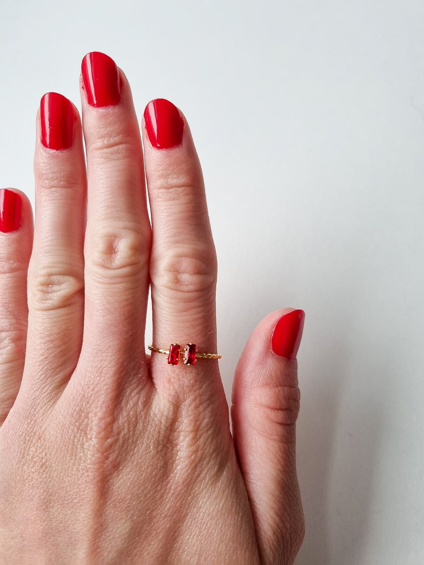 SENNEN TWO STONE RING