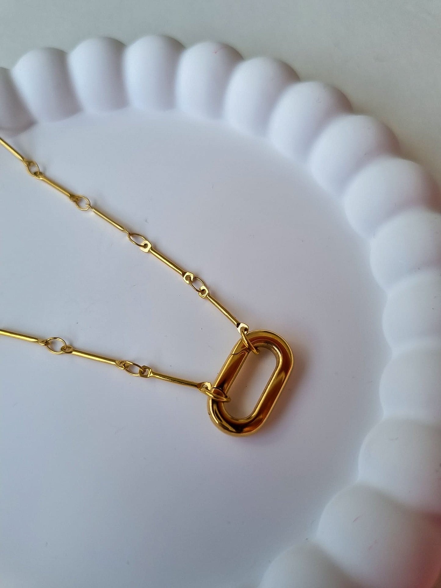 RECTANGLE CLASP CHAIN