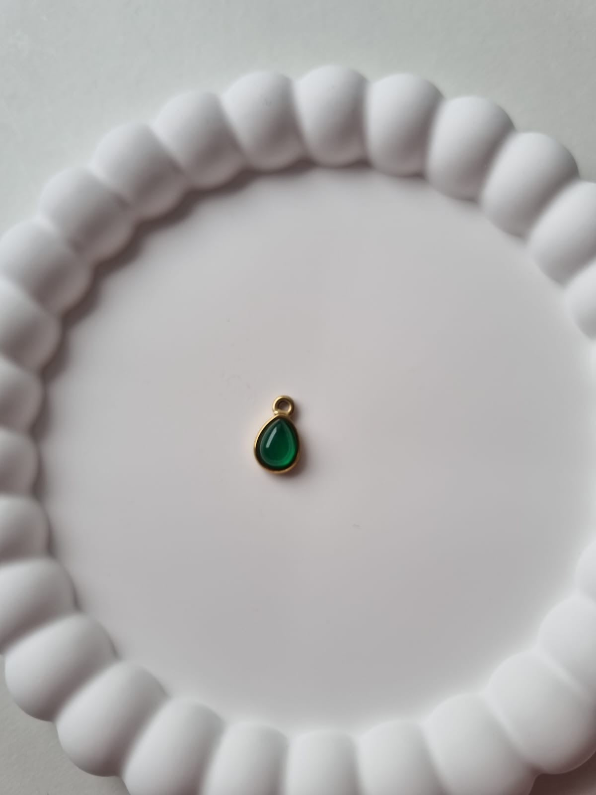 SMALL GREEN BUBBLE CHARM