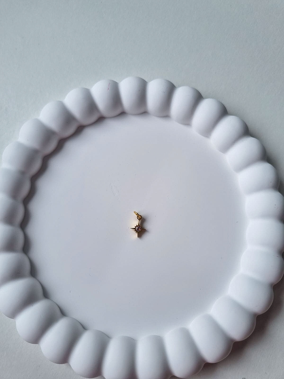 STAR BIRTHSTONE CHARM - FEBRUARY