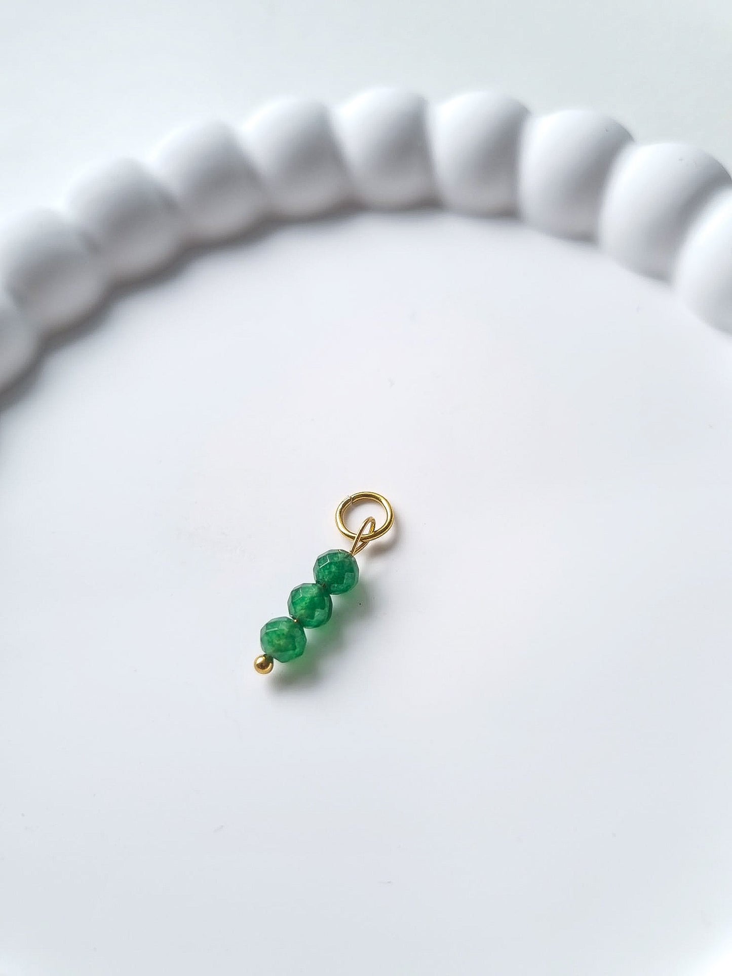 GREEN BEADS CHARM