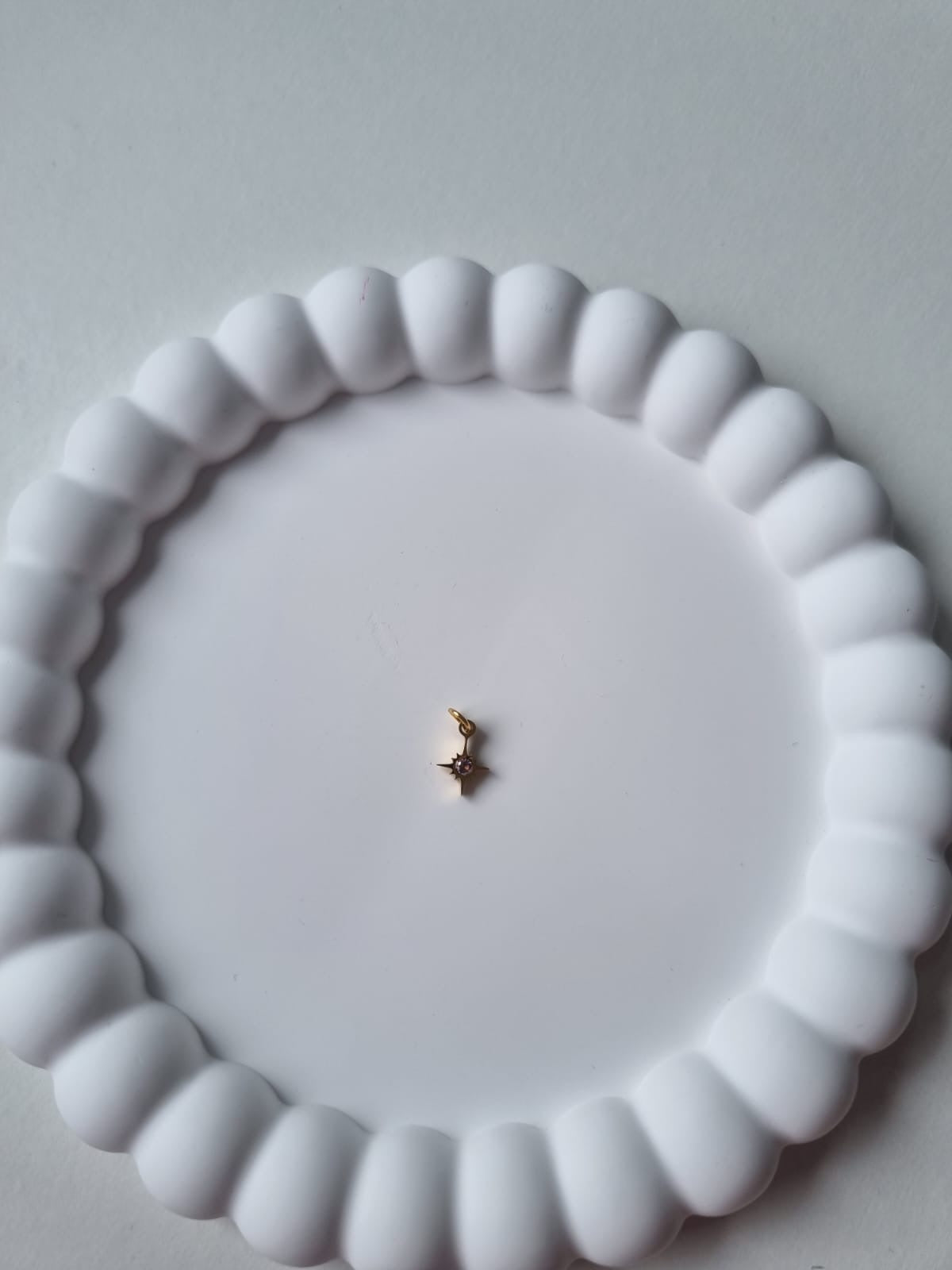 STAR BIRTHSTONE CHARM - FEBRUARY