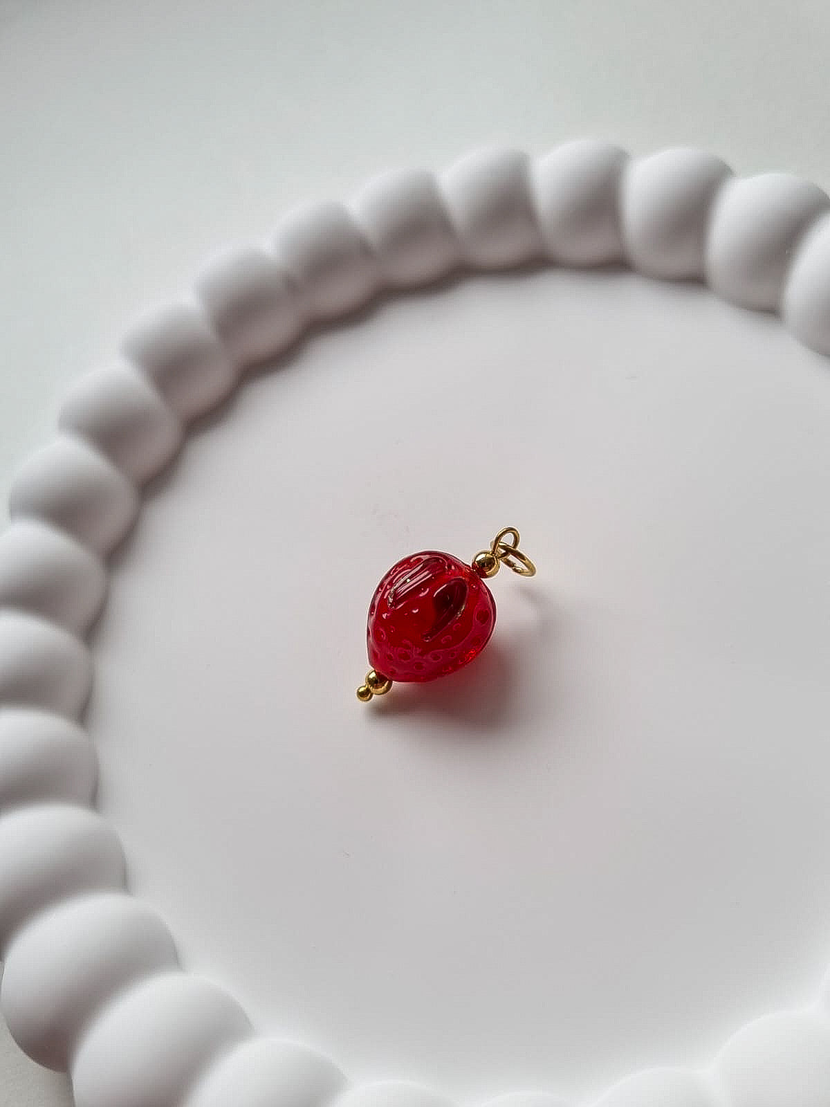 RED STRAWBERRY CHARM