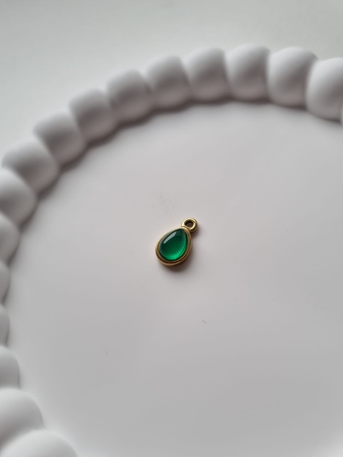SMALL GREEN BUBBLE CHARM