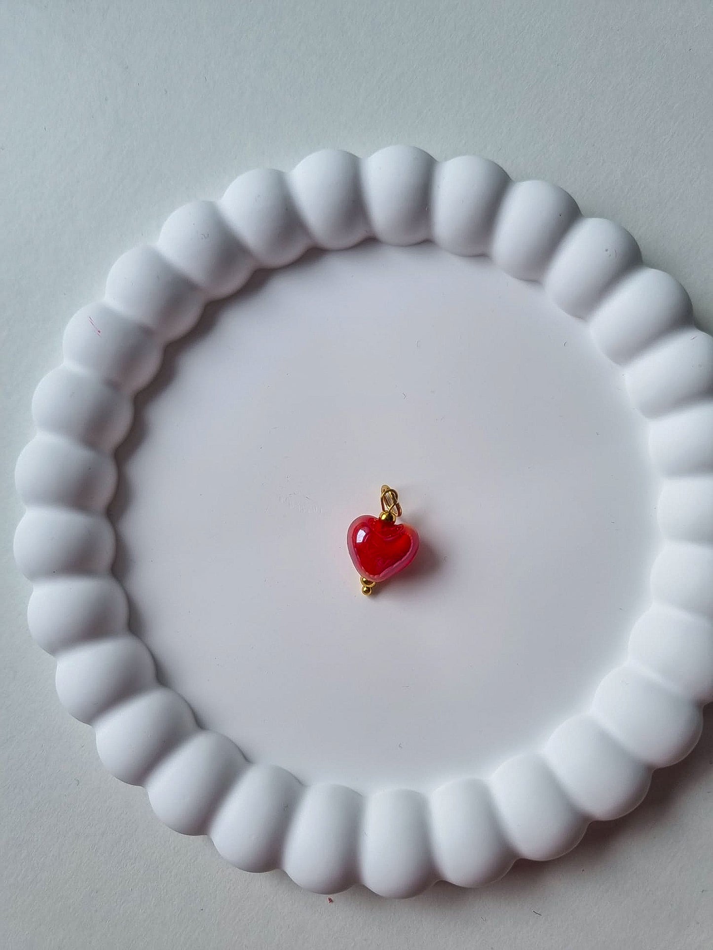 RED HEART CHARM