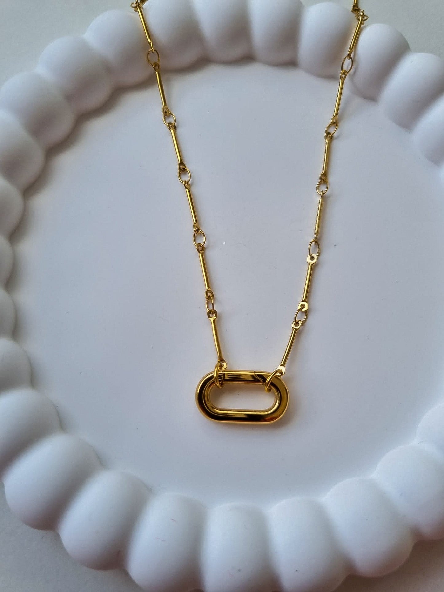 RECTANGLE CLASP CHAIN