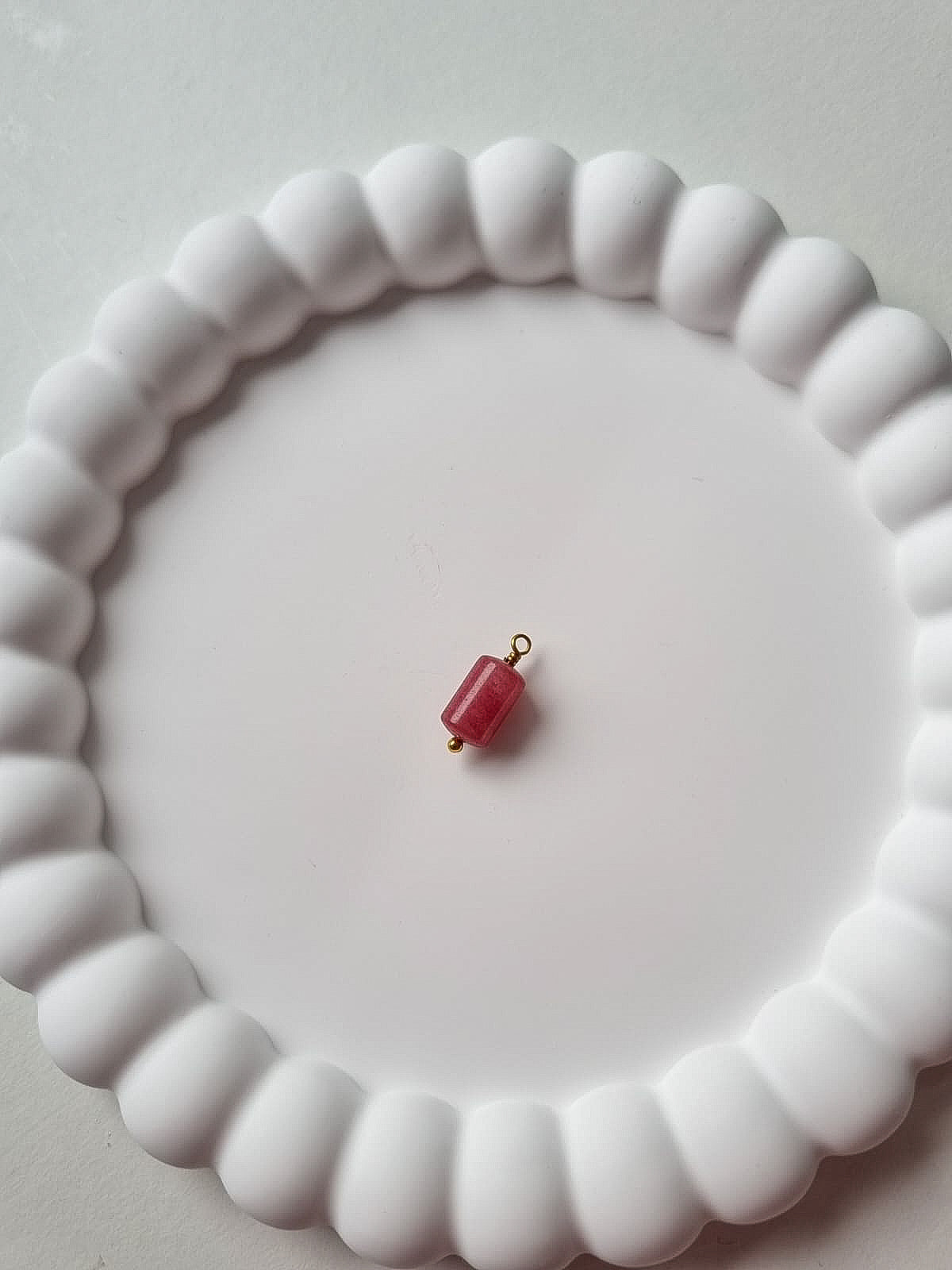 ROSE PINK BEAD CHARM