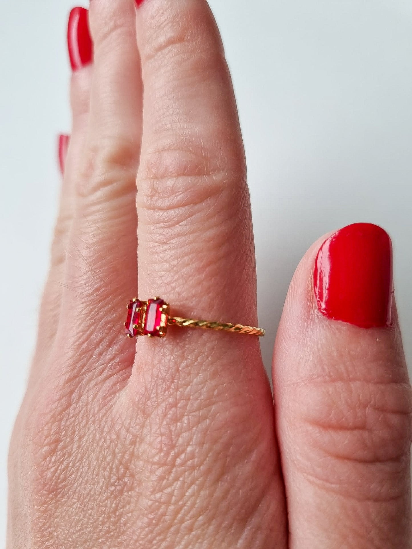 SENNEN TWO STONE RING