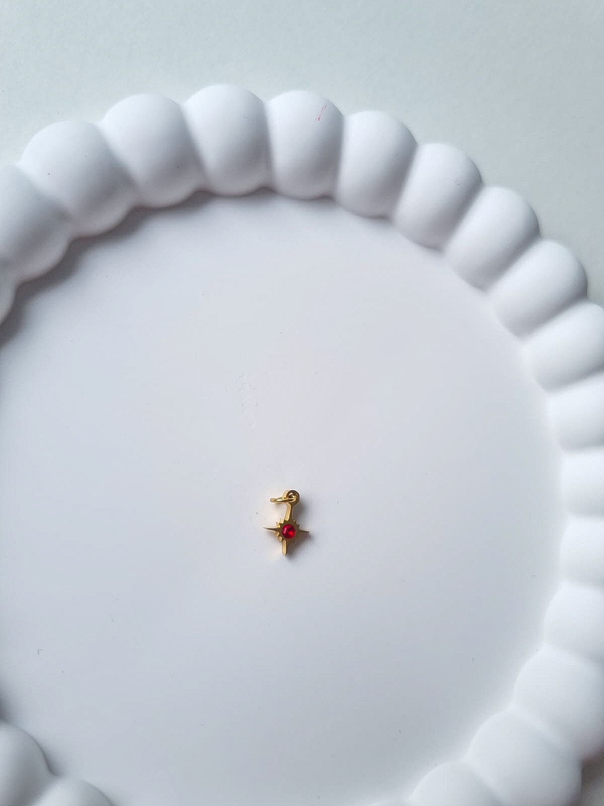 STAR BIRTHSTONE CHARM - JANUARY