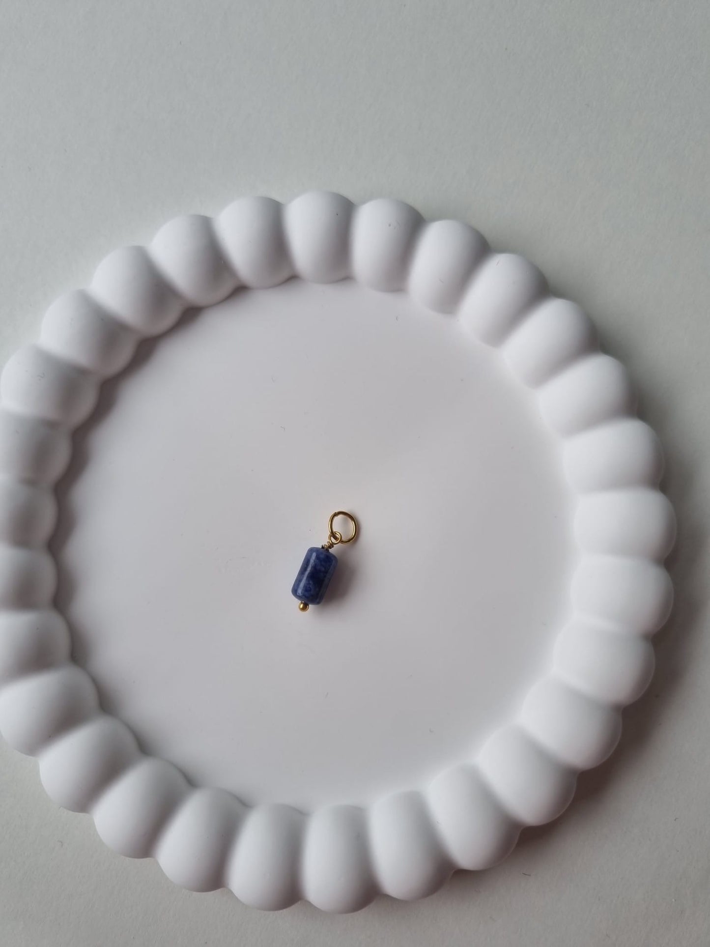 DARK BLUE BEAD CHARM
