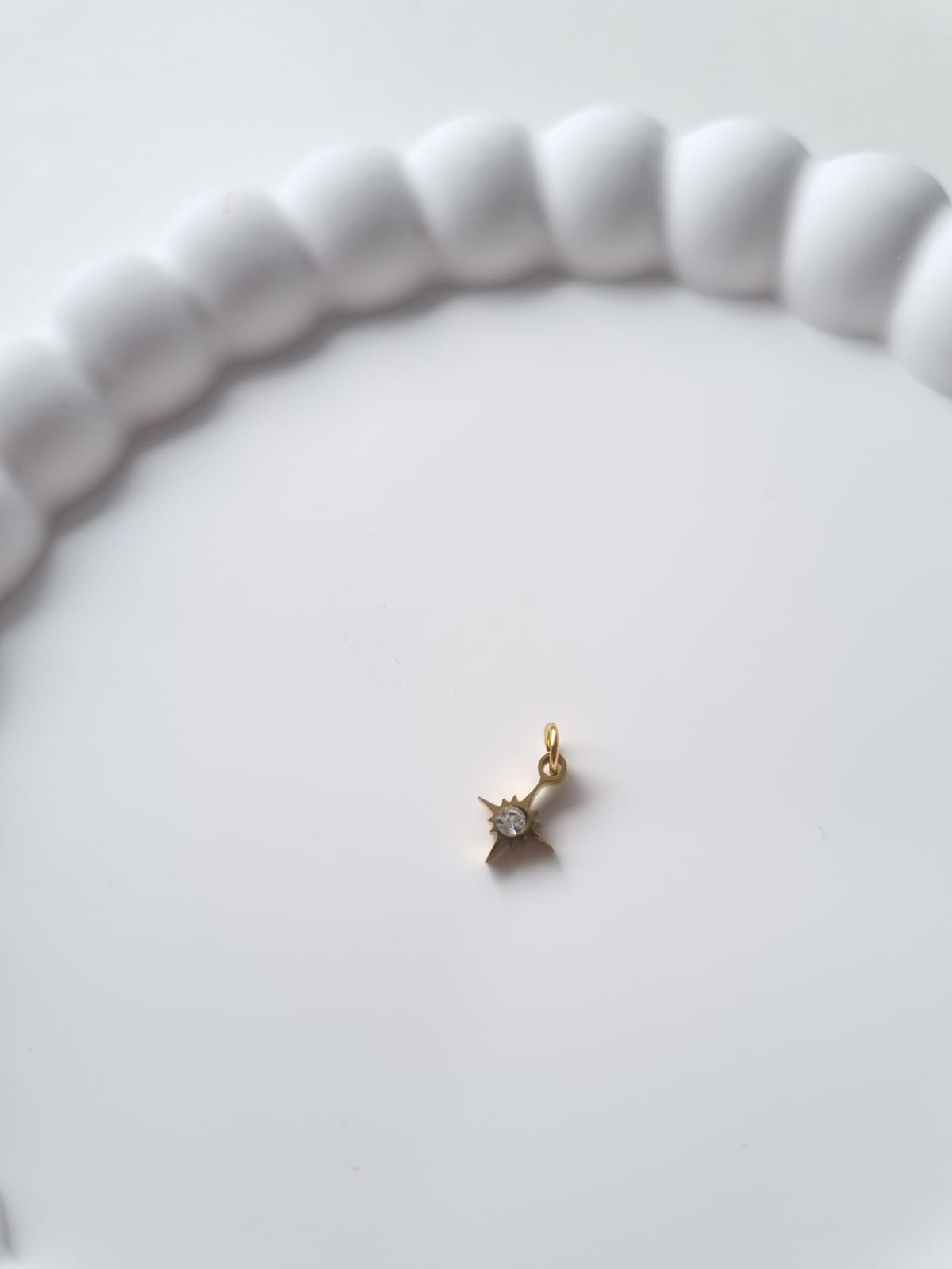 STAR BIRTHSTONE CHARM - APRIL