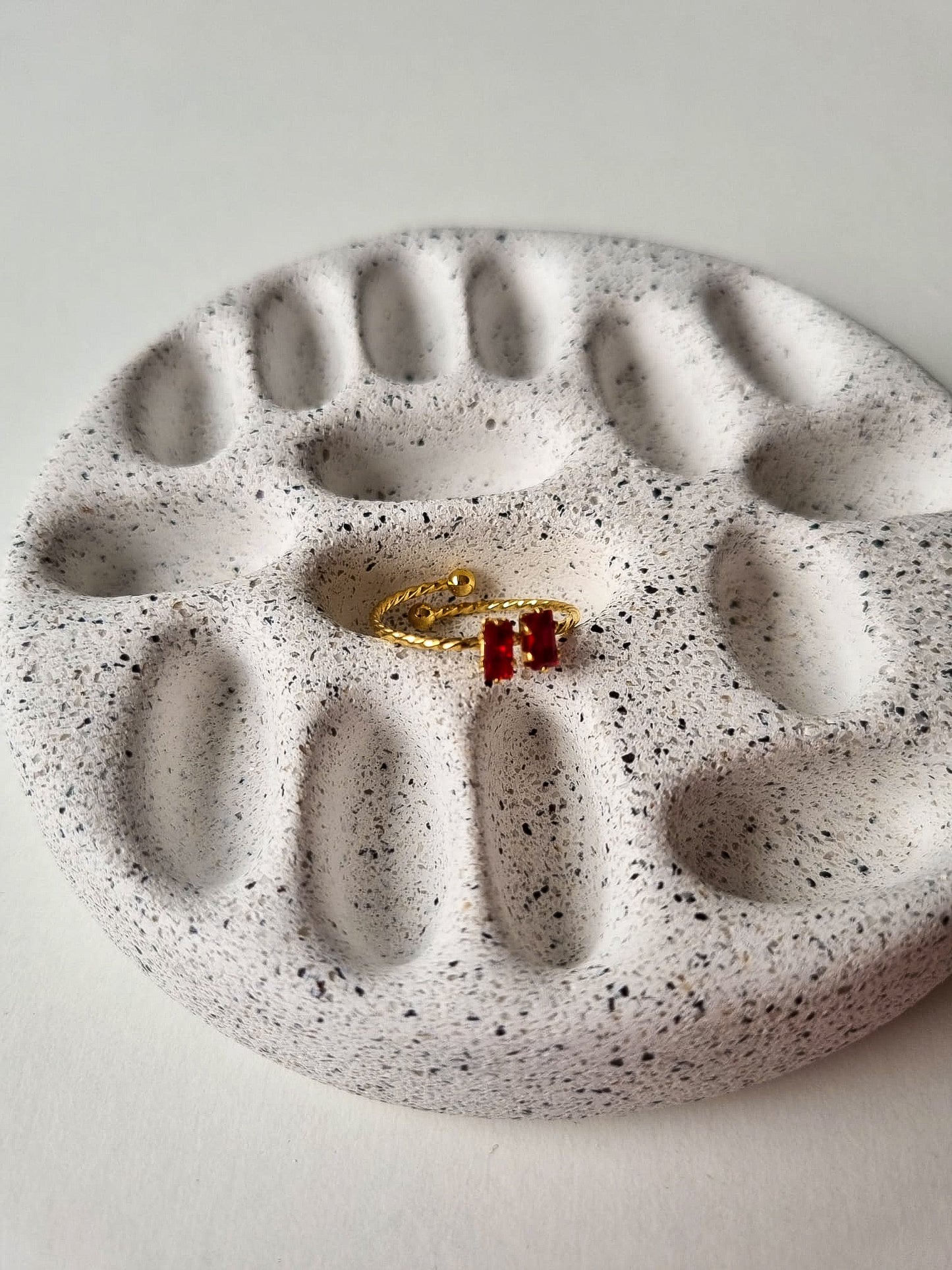 SENNEN TWO STONE RING