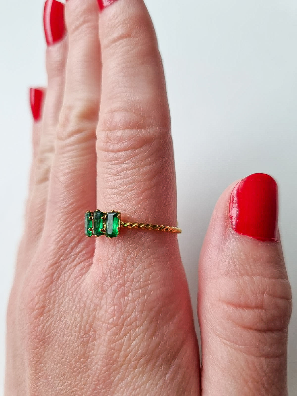 PORTREATH THREE STONE RING