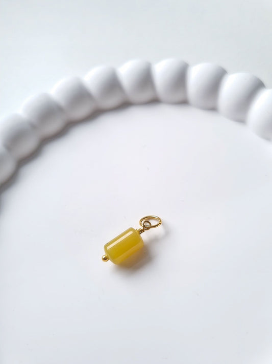 MUSTARD BEAD CHARM