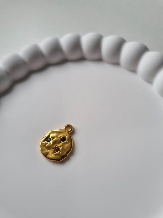 CIRCLE COLOURED CHARM