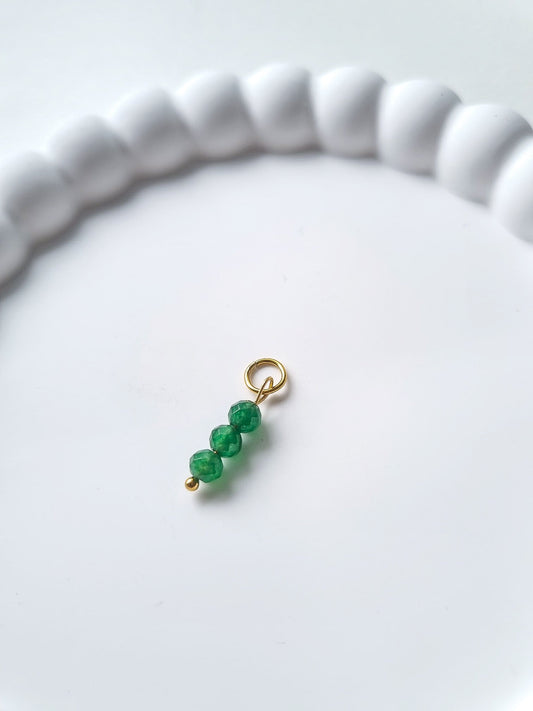 GREEN BEADS CHARM