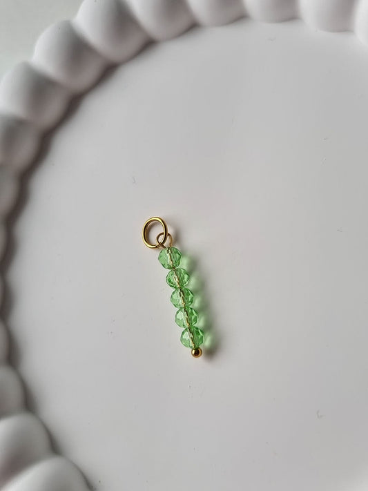 LIGHT GREEN BEADS CHARM