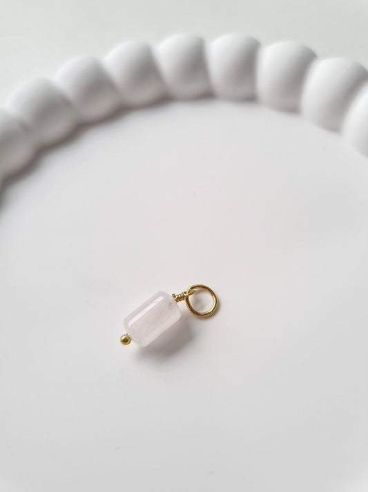 WHITE BEAD CHARM