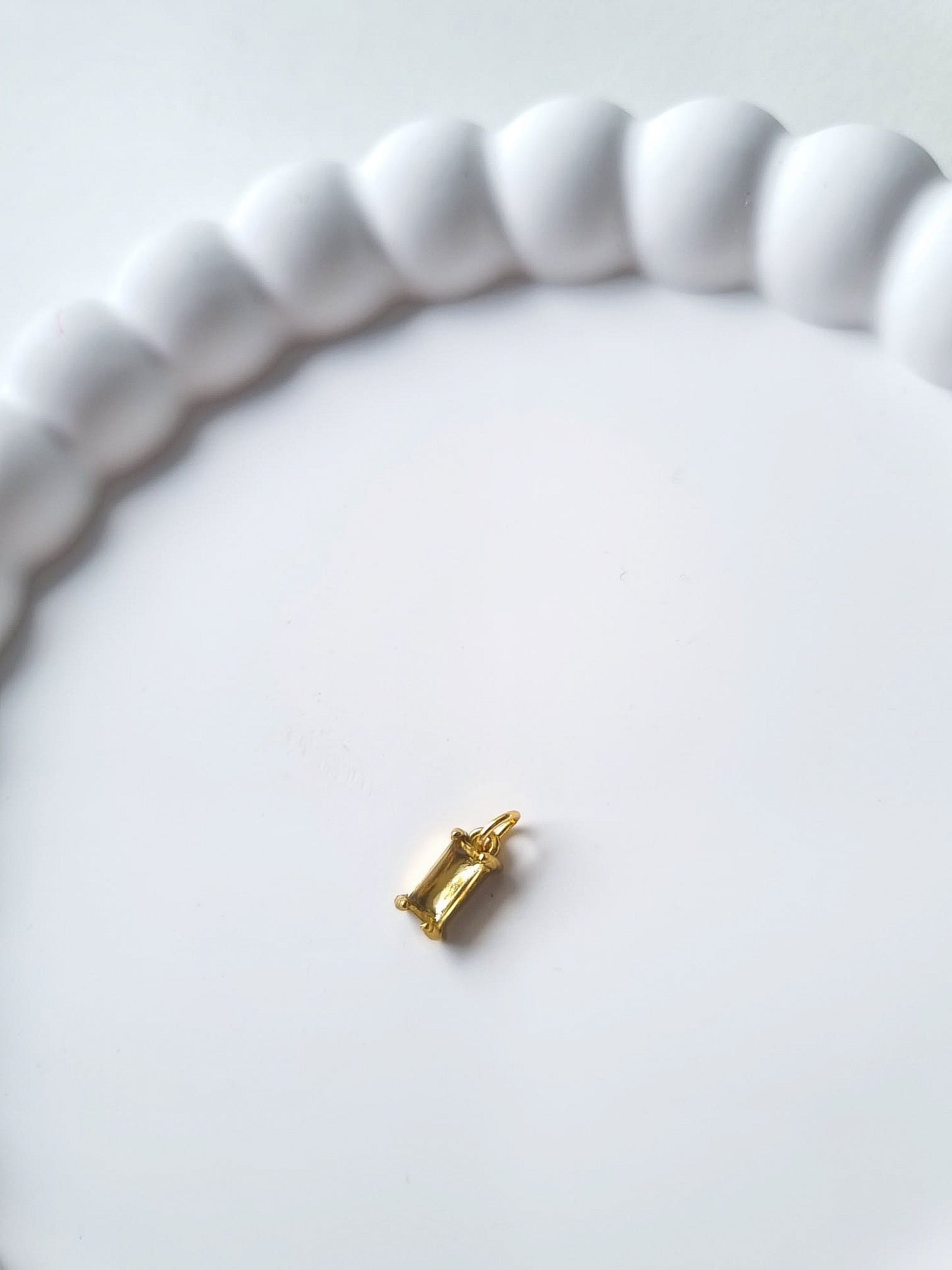 RECTANGLE BIRTHSTONE CHARM - NOVEMBER