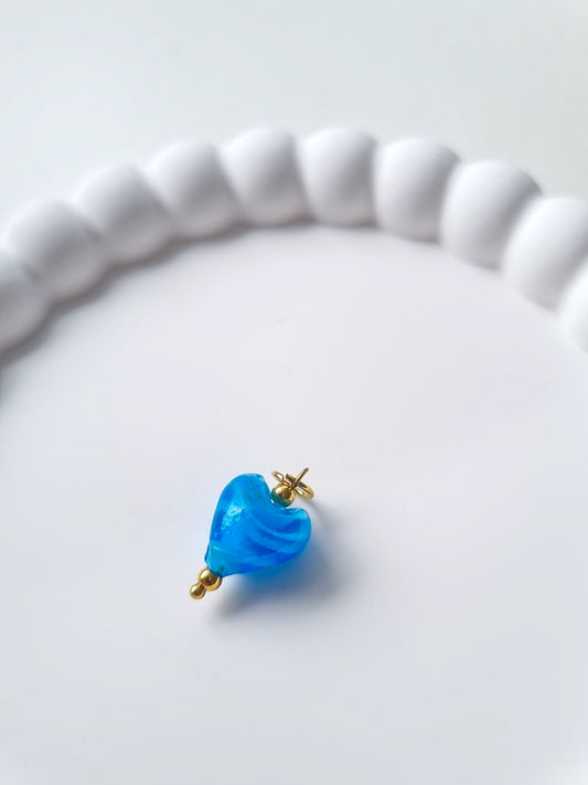 BLUE HEART CHARM