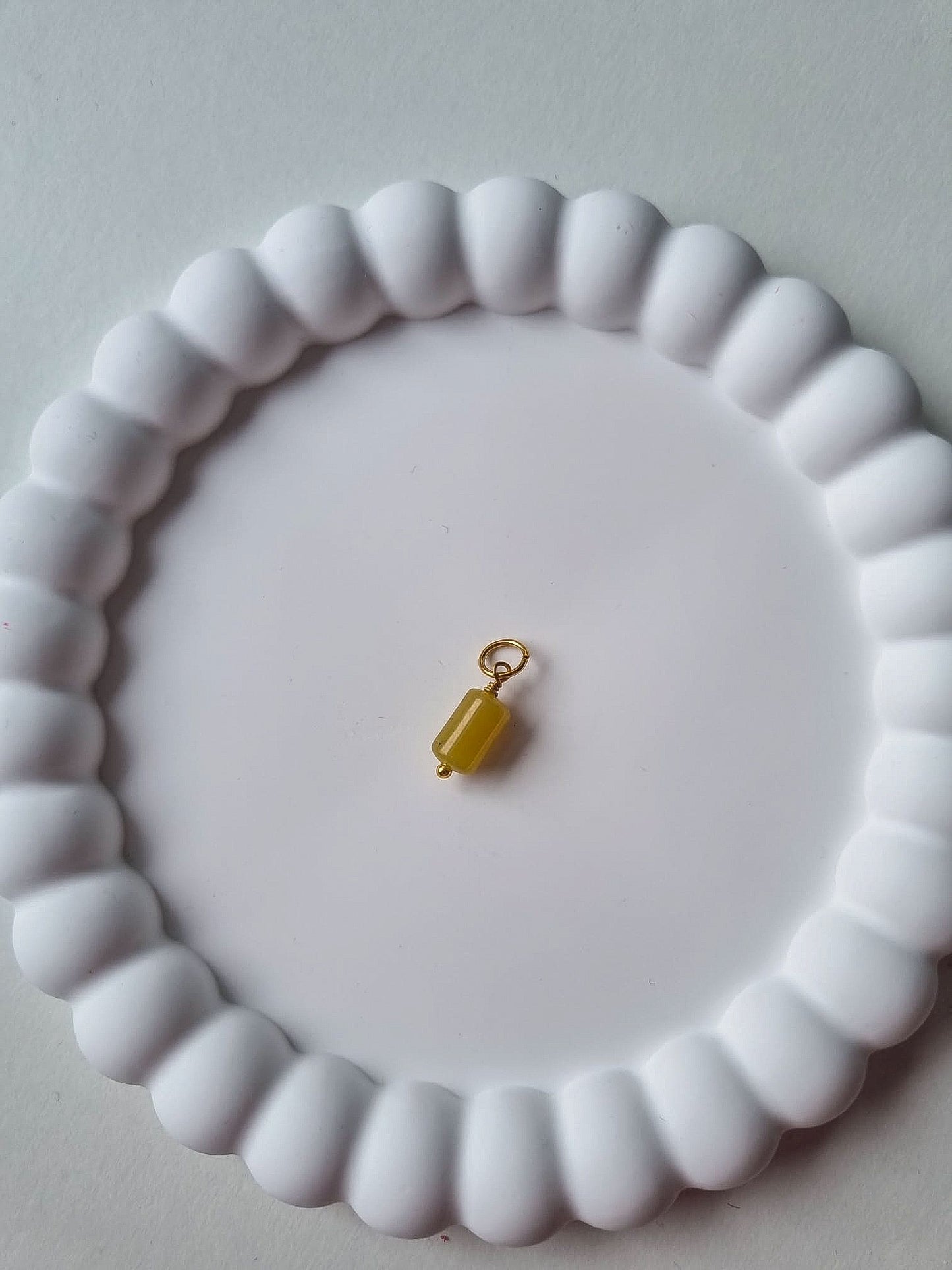 MUSTARD BEAD CHARM