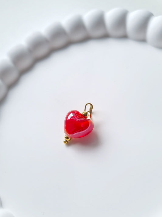 RED HEART CHARM