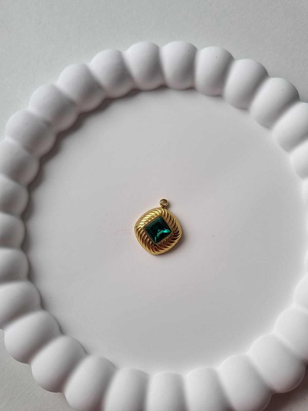 GREEN GEM CHARM